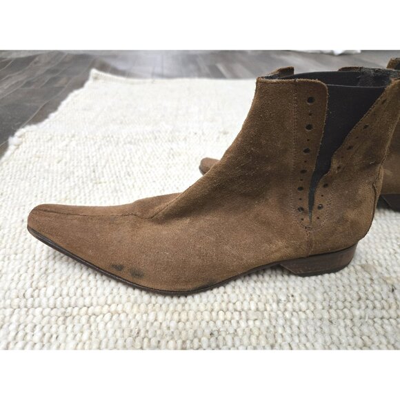 KILLER JEFFREY WEST (MUSE) BROWN SUEDE BOOTS. 10.5 SIZE. GREAT CONDITION. - Picture 6 of 8